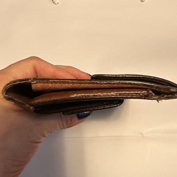 Louis Vuitton Brown and Tan Monogram Wallet - Picture 9 of 10